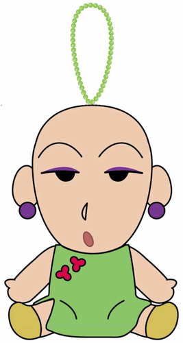 クレヨンしんちゃん ぬいぐるみマスコット ラベンダー | クレヨン